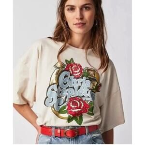 Free People X Daydreamer Chris Stapleton Horseshoe Tee Small
